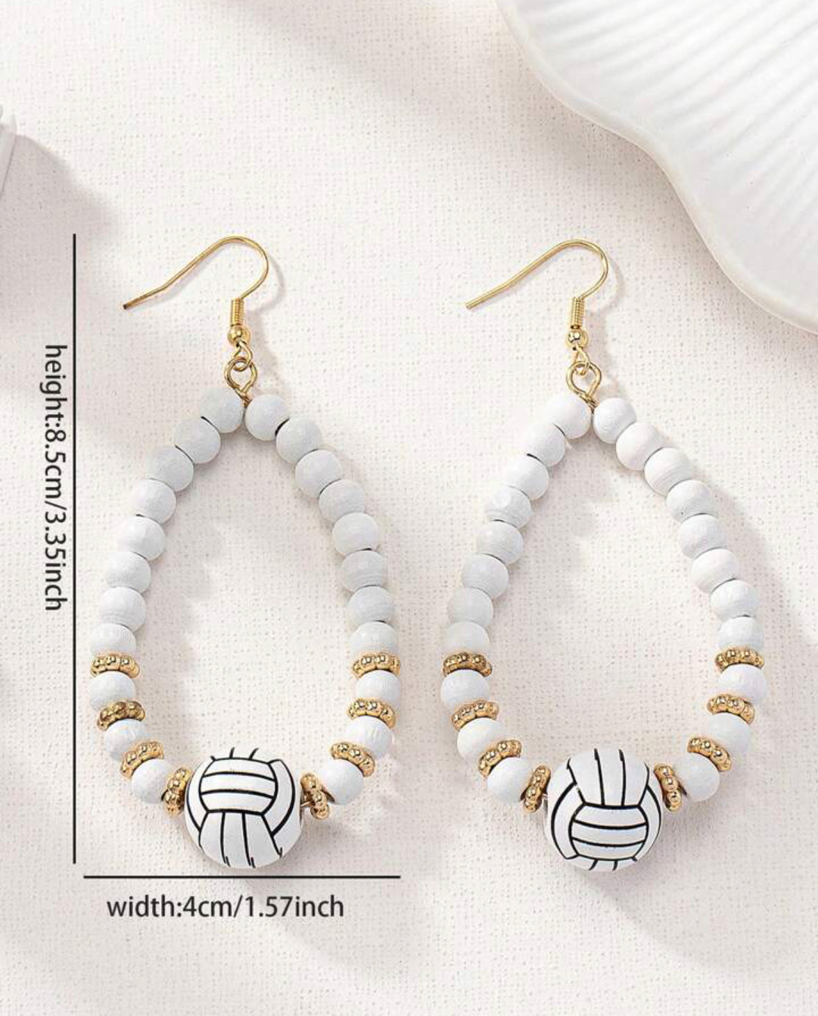 Volleyball Game Day earrings