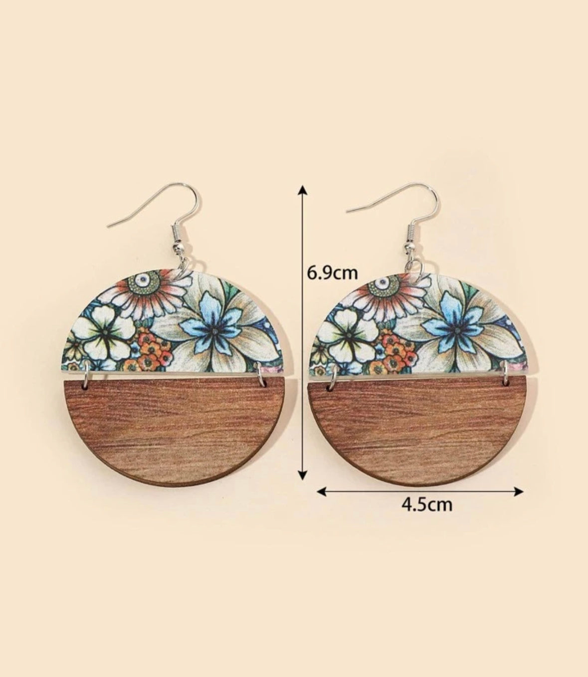 Floral earrings