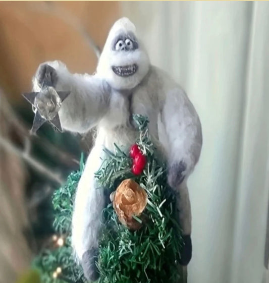 Christmas Tree decoration abominable Snowman 

Decoration