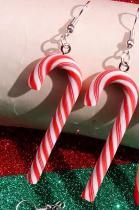 Candy Cane earrings