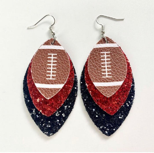 Football earrings- Chopticon High School