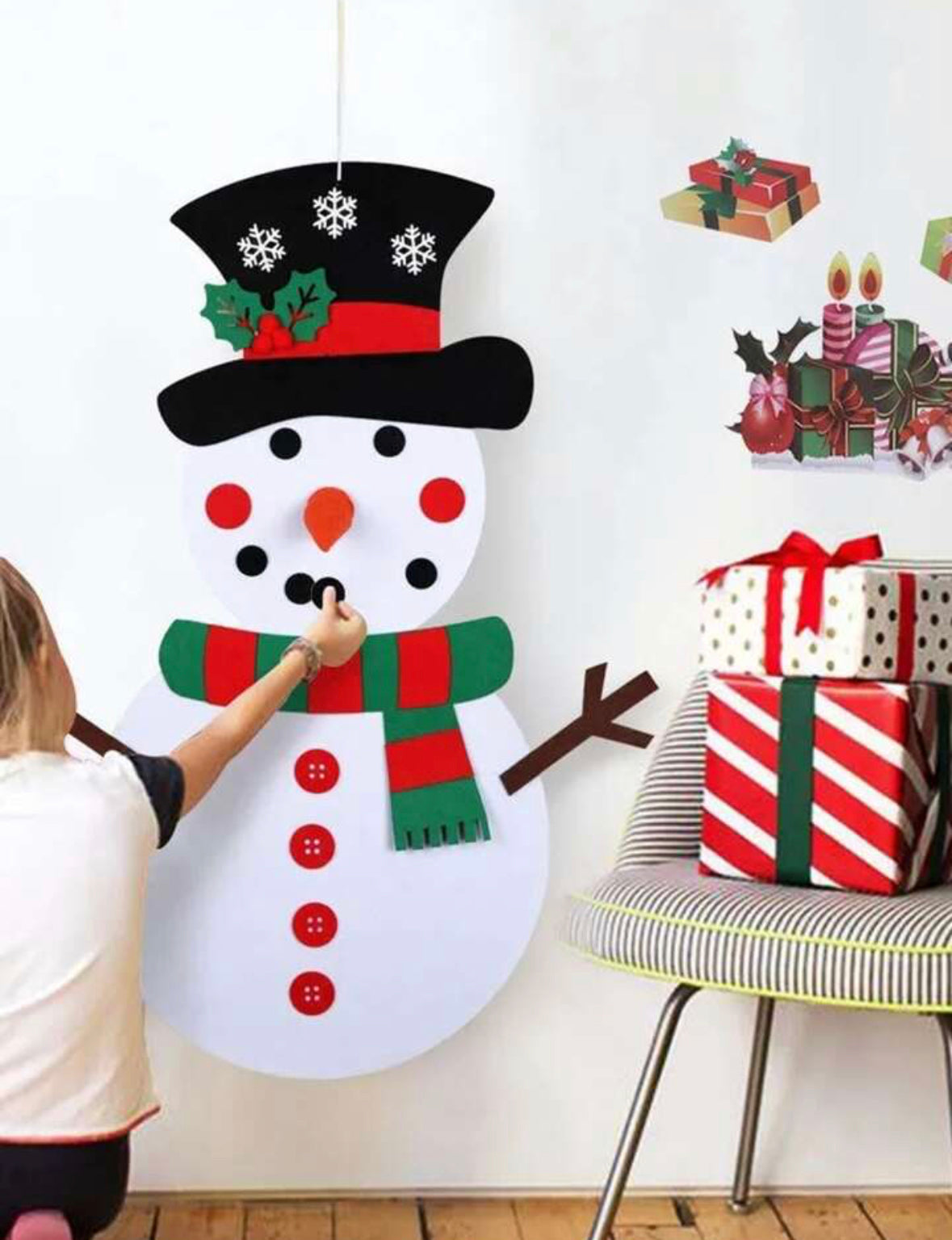 Snowman Felt for children